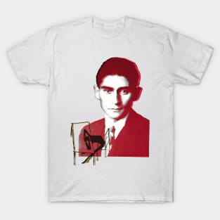 Franz Kafka Collage Portrait T-Shirt